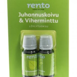 Rento Löylytuoksu Juhannuskoivu & Viherminttu 2 X 10 Ml