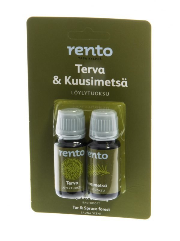 Rento Löylytuoksu Koivuterva & Kuusimetsä 2 X 10 Ml